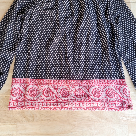 Boden Long Sleeve Boho Top Women's 6 - Picture 7 of 10